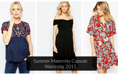 summer maternity essentials capsule wardrobe