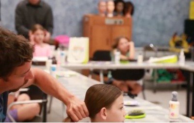 dad and daughter hair