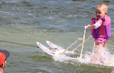 baby water skier