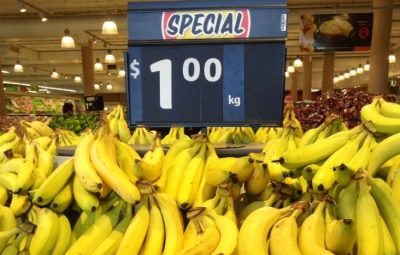 Banana prices drop