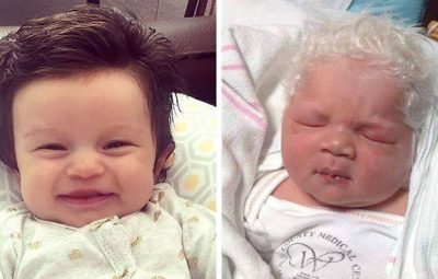 babies with full head of hair