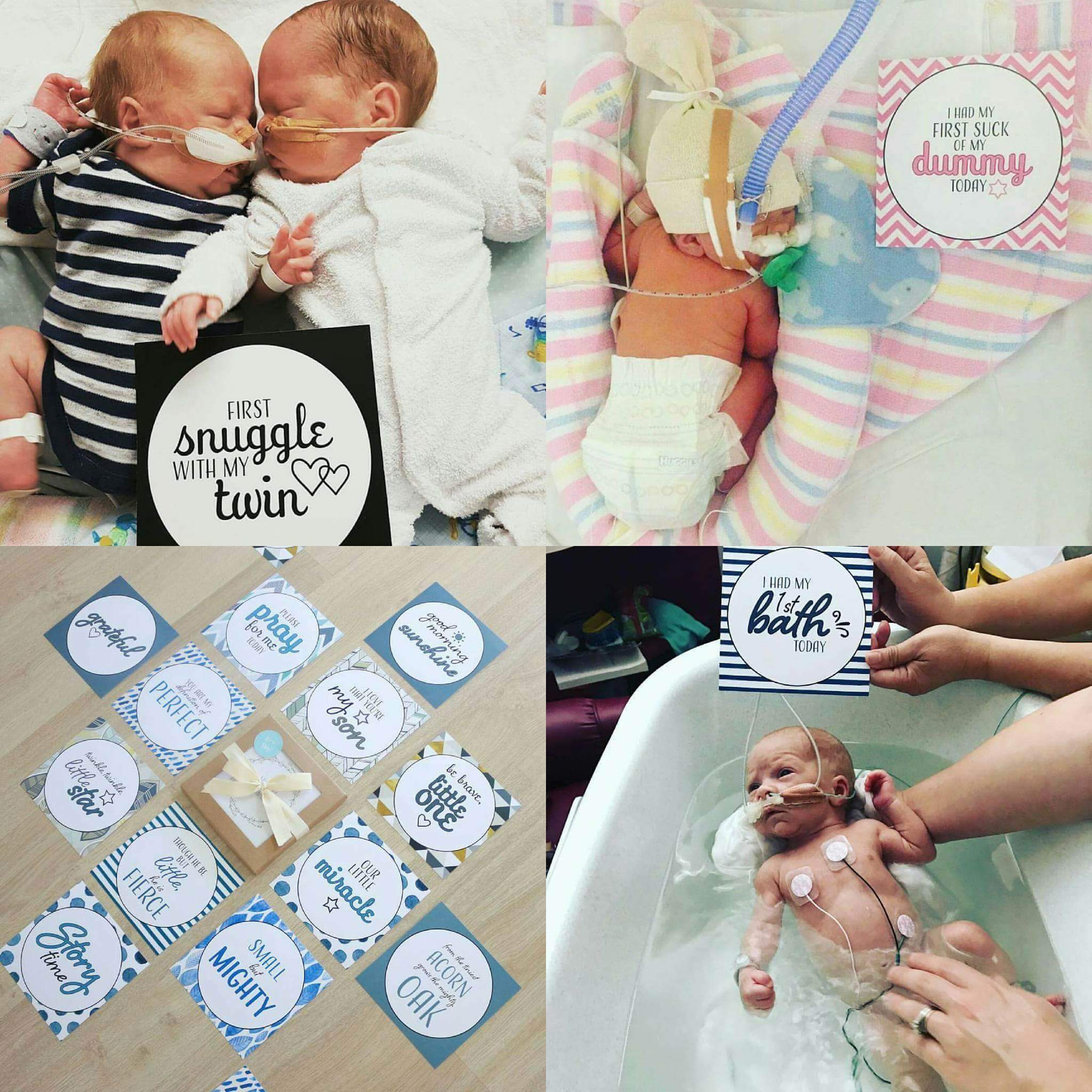 Go Ask Mum Premature Baby Milestone Cards Help Premmie Parents ...