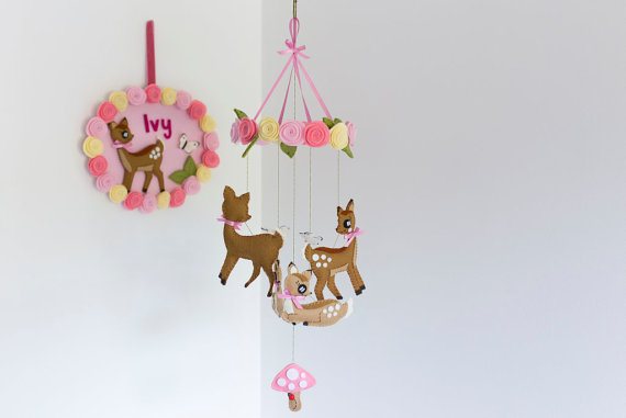 bambi cot mobile