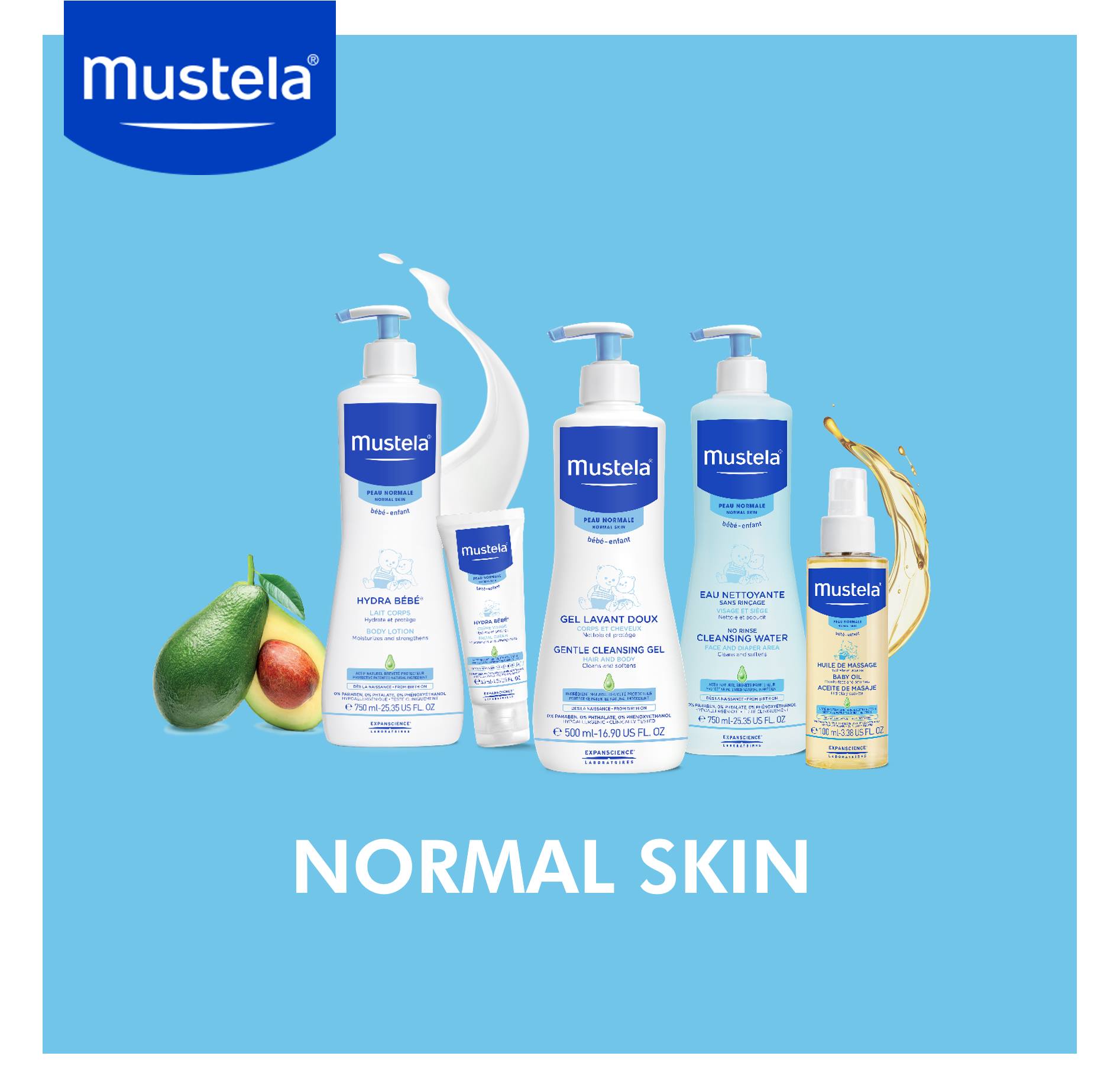 mustela normal skin
