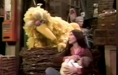 big bird breastfeeding