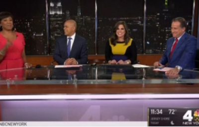 pregnant news anchor's water breaks