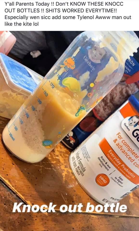 Go Ask Mum Mums Slammed for Feeding Their Babies Dangerous 'Knockout