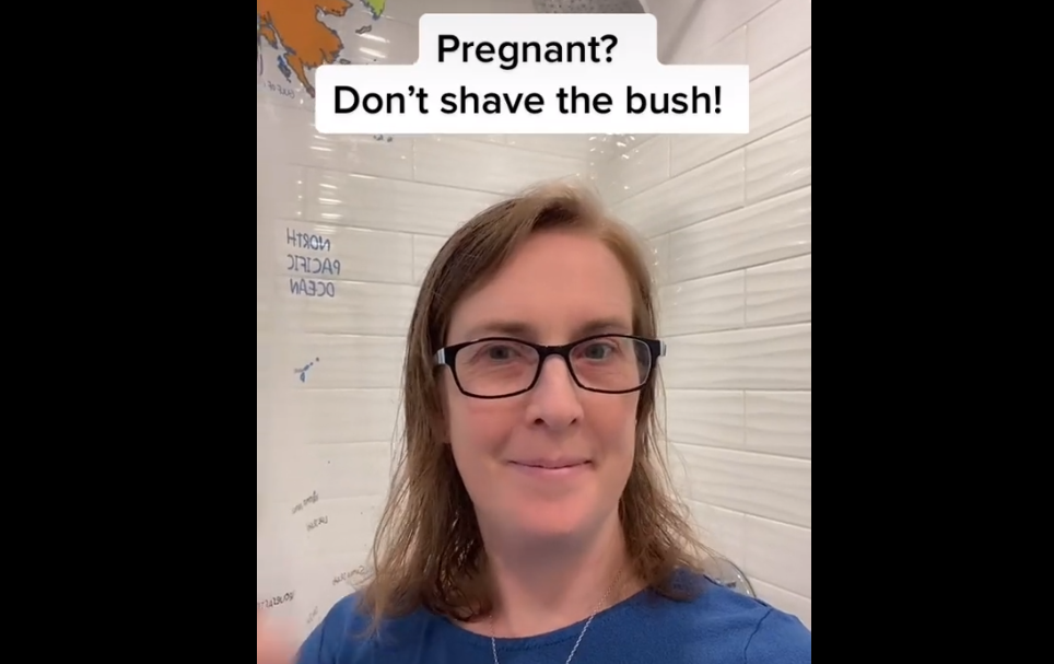 Go Ask Mum Birth Specialist on TikTok Advises "Don't Shave the Bush